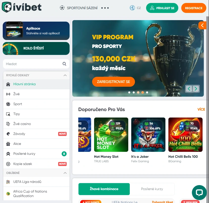 IviBet casino a sázky s bonusem - zahraniční online casina